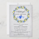 Search for budget baby shower invitations Blue
