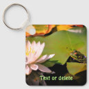 Search for water lily key rings Frog