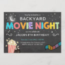 Search for movie night invitations Under the stars