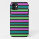 Search for lime green stripe iphone cases Black