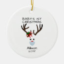 Search for baby reindeer christmas tree decorations 1st