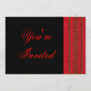 Search for red black christmas invitations Anniversary