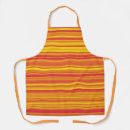 Search for orange and yellow aprons Red
