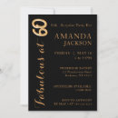 Search for 60 and fabulous surprise party invitations Modern