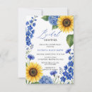 Search for royal blue bridal shower invitations Floral
