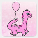 Search for dinosaur balloon stickers Pink