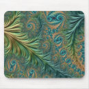 Search for fractal spiral mouse mats Green