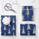 Search for navy blue and gold christmas wrapping paper Tree