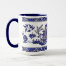 Search for blue willow mugs White