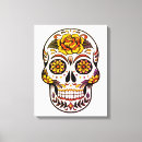 Search for day of the dead canvas prints Skull