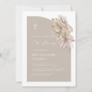 Search for neutral christening invitations Boho
