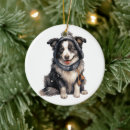 Search for border collie puppy christmas tree decorations Animal