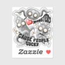 Search for alien monster stickers Spooky