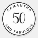 Search for 50 year stickers Fiftieth birthday party