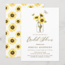 Search for sunflower mason jar bridal shower invitations Country