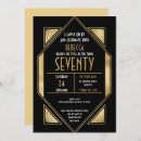 Search for 70 year old invitations Seventieth