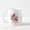 Search for red cardinal mugs Christmas birds