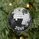 Search for disco ball christmas tree decorations Silver