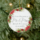 Search for roses christmas tree decorations First married