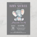 Search for purple elephant baby shower invitations Cute