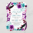 Search for floral wreath wedding invitations Trendy