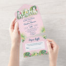 Search for tropical baby girl shower invitations Aloha