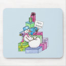 Search for happy snowman mouse mats Merry