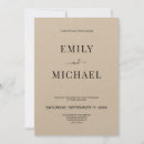 Search for kraft wedding invitations Elegant
