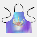 Search for unicorn face aprons Cartoon
