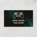 Search for video game business cards Professional