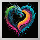 Search for heart rainbow posters Black