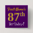 Search for eighty seven accessories 87th birthday