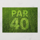 Search for golf 40th birthday invitations Forty