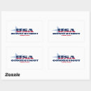 Search for connecticut state stickers Usa