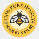 Search for pure honey stickers Yellow