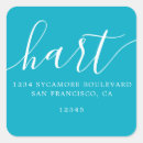 Search for bright blue return address labels Stylish