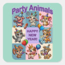 Search for happy new years eve stickers New year party