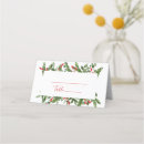 Search for christmas wedding place cards Red