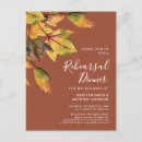 Search for foliage rehearsal dinner invitations Botanical