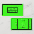Search for fluorescent business cards Professional