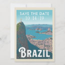 Search for brazil invitations Retro