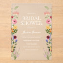 Search for spring summer bridal shower invitations Floral