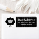 Search for cute lamb return address labels Gender neutral