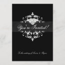 Search for jewel wedding invitations Heart
