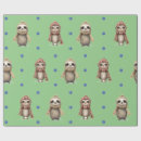 Search for sloth christmas wrapping paper Fun