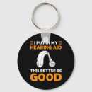 Search for hearing aide key rings Deaf