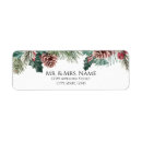 Search for holly and pine return address labels Berries