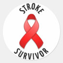 Search for stroke ribbon stickers Awareness