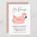 Search for flamingle party invitations Watercolor