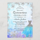 Search for snowflake quinceanera invitations Snowflakes